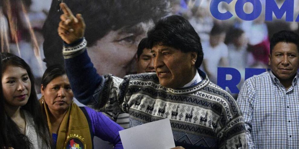 Evo Morales bloqueos elecciones judiciales