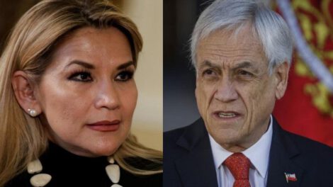 Jeanine Añez condolencias Sebastián Piñera