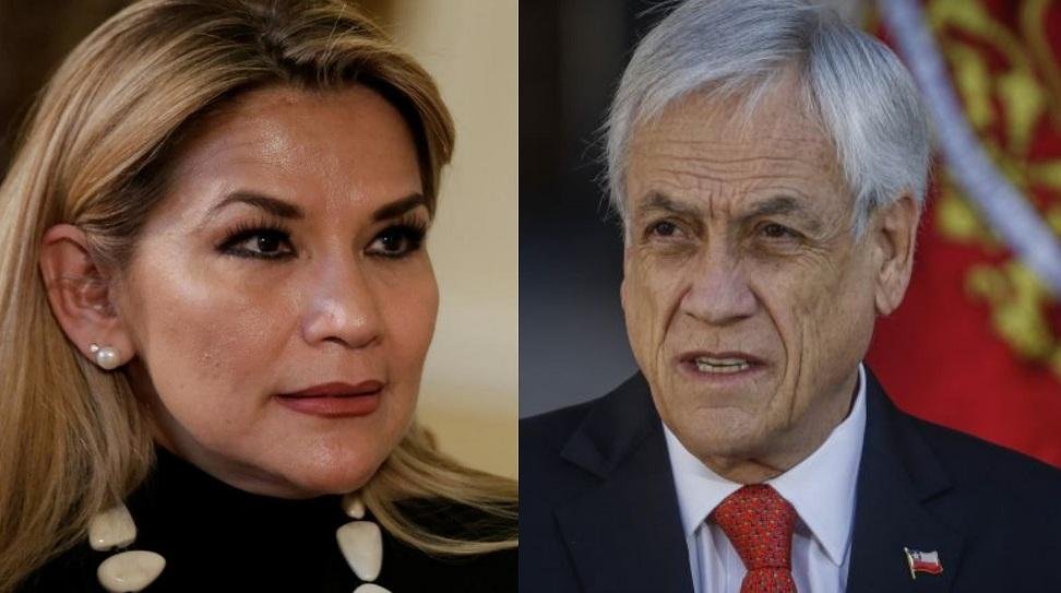 Jeanine Añez condolencias Sebastián Piñera