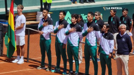 El equipo de tenis de Bolivia en la Copa Davis