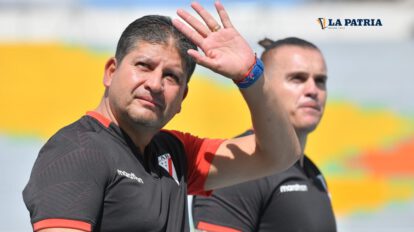 Oscar Villegas preocupación entrenamiento en estadio Villa Ingenio