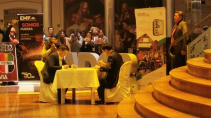 Firma del convenio para la Planta Refinadora de Zinc entre Bolivia y China