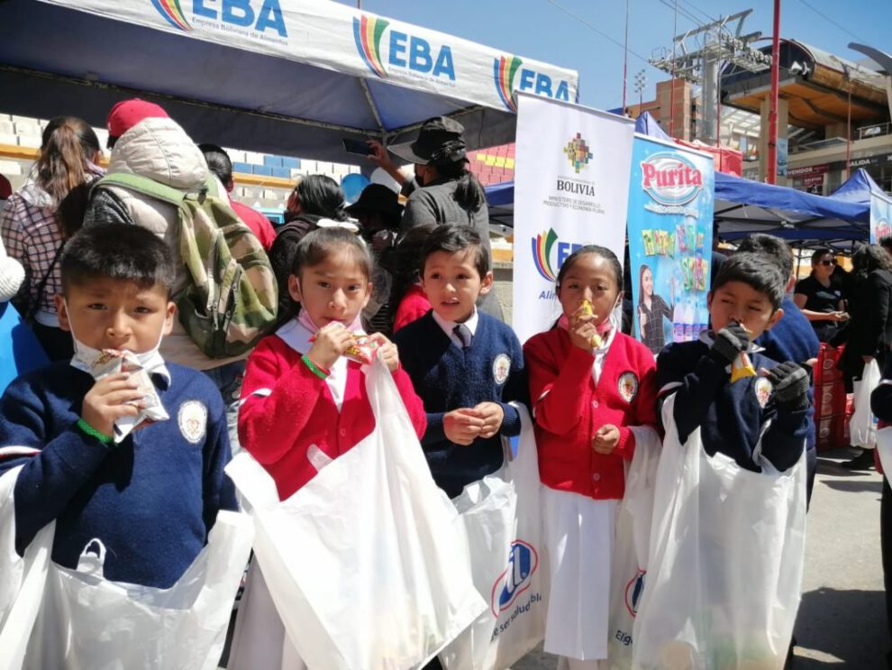 Alimento Complementario para estudiantes en Oruro