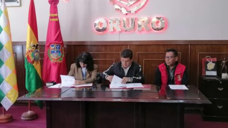 Censo 2024 con el Gobernador Johnny Vedia y la coordinadora nacional del Censo Martha Oviedo