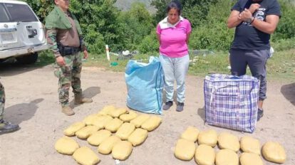 Incautación de marihuana en la ruta Tarija-Bermejo
