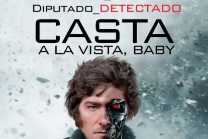 Javier Milei en modo Terminator