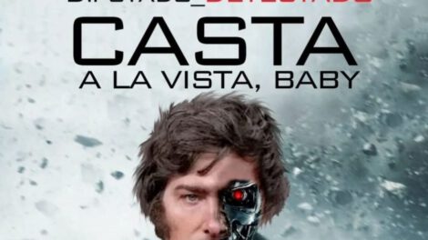 Javier Milei en modo Terminator