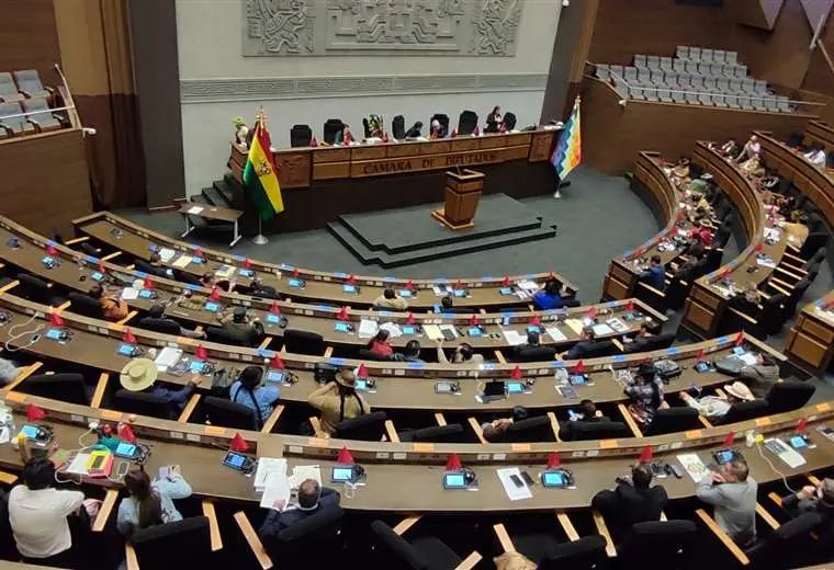 Sesión estancada en la Cámara de Diputados