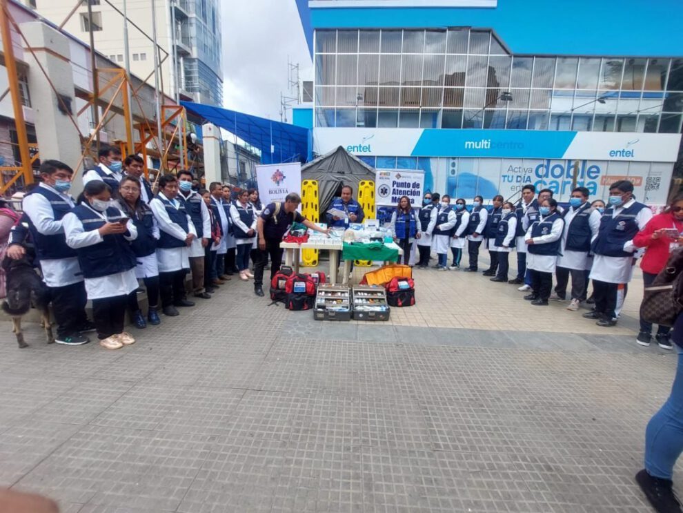 Atención sanitaria en Carnaval de Oruro