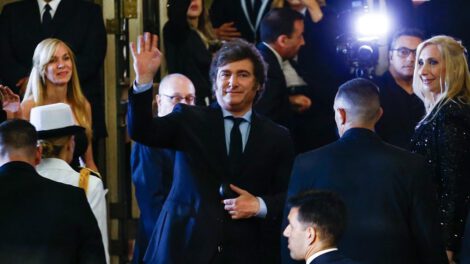 Javier Milei con el Papa Francisco