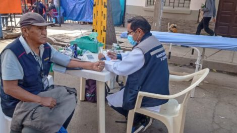 Atención médica durante el Carnaval de Oruro