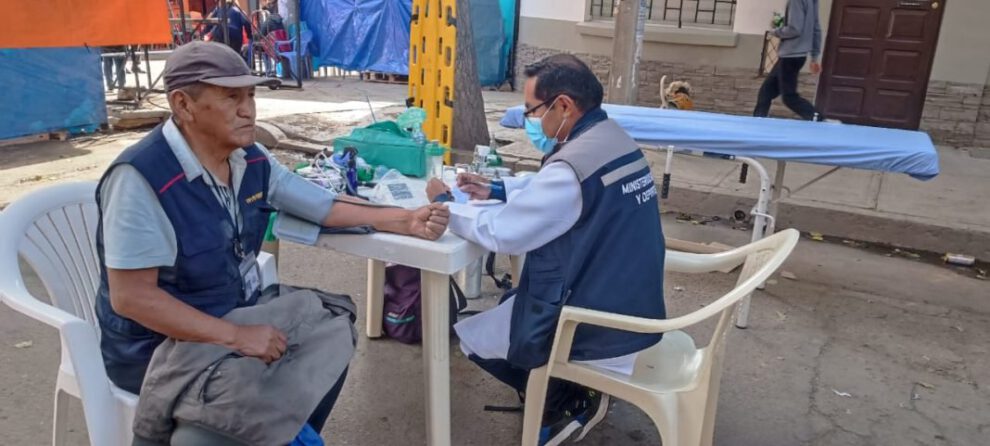 Atención médica durante el Carnaval de Oruro