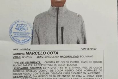 Conscripto desaparecido Marcelo Cota aparece con vida en Oruro