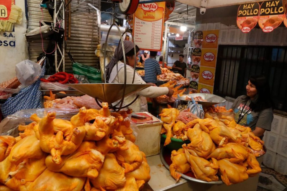Precios del pollo en descenso a nivel nacional