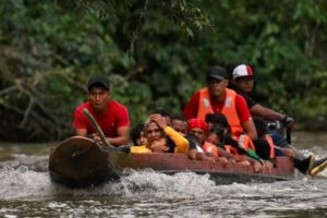 Crisis migratoria venezolana en la selva del Darién
