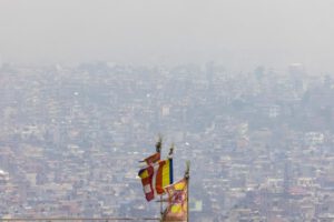 Contaminación en Katmandú