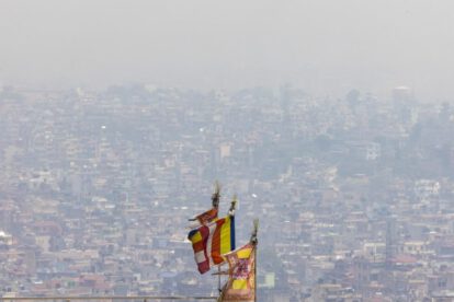 Contaminación en Katmandú