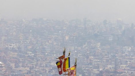Contaminación en Katmandú