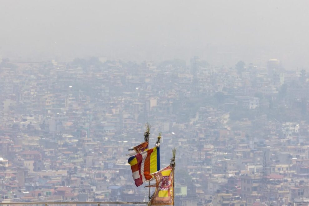 Contaminación en Katmandú