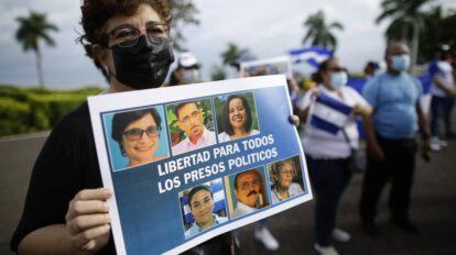 Presos políticos en Nicaragua
