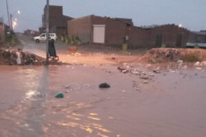 Inundaciones en Oruro debido a lluvias