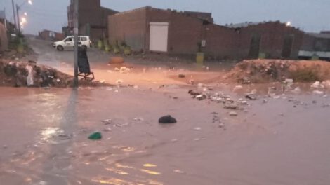 Inundaciones en Oruro debido a lluvias