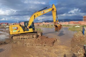 Inundaciones en Oruro provocadas por precipitaciones pluviales