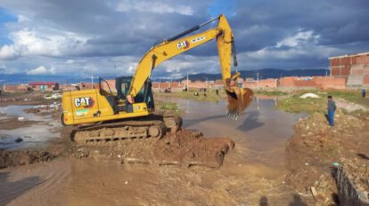 Inundaciones en Oruro provocadas por precipitaciones pluviales