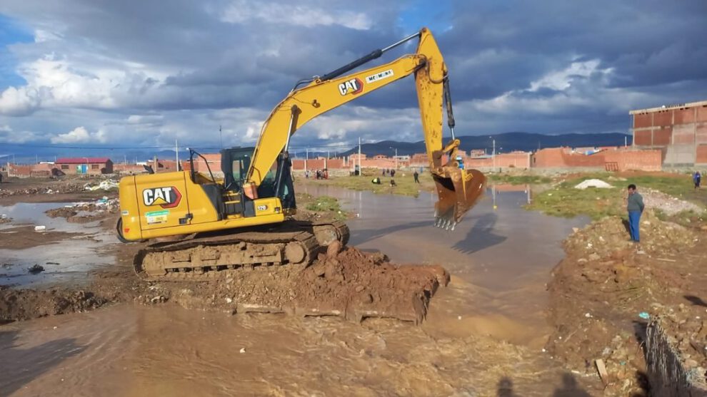 Inundaciones en Oruro provocadas por precipitaciones pluviales