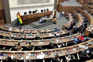 Cámara Baja de Bolivia con 36 senadores y 130 diputados