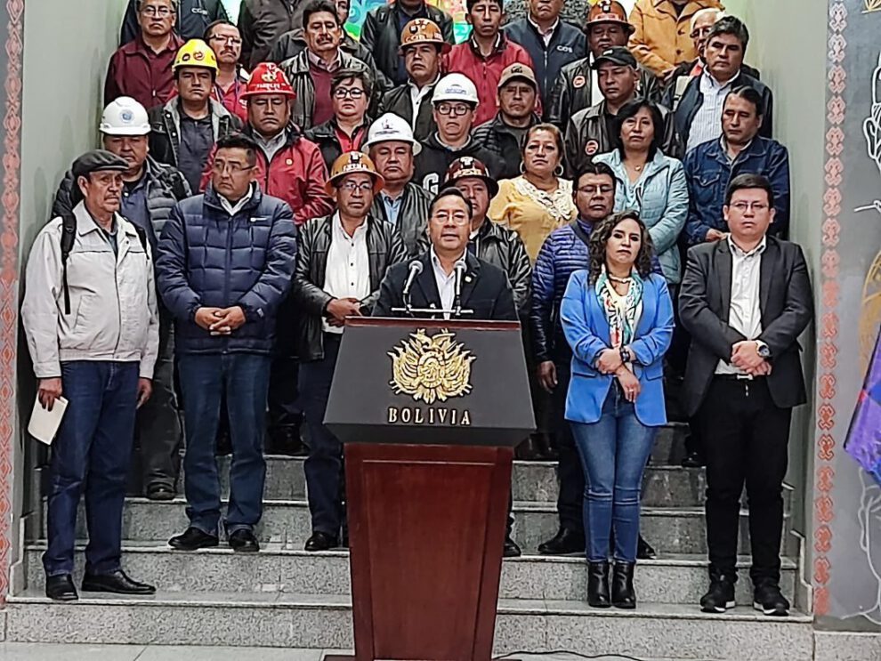 Incremento salarial COB presentado por la Central Obrera Boliviana