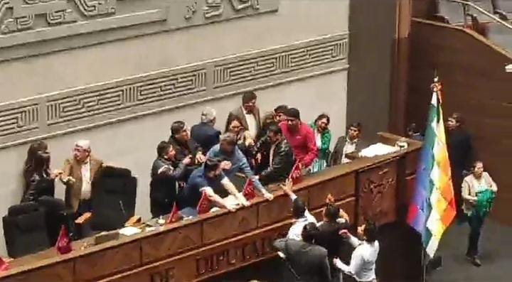 Agresiones en la Cámara de Diputados