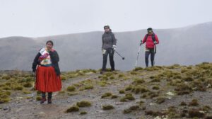 Deportistas participan en el Skysnow Chacaltaya