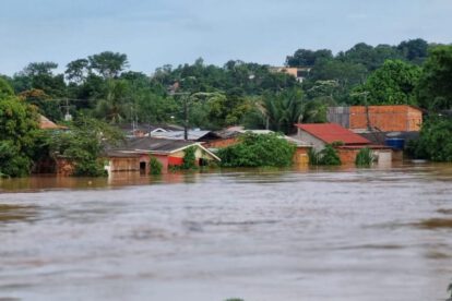 Inundación en Cobija afectando escuelas y estudiantes