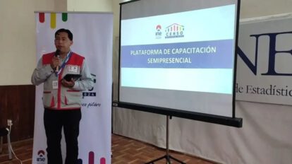 Capacitación semipresencial para voluntarios censales del INE