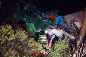 Trágico choque en Pongo que dejó un fallecido y seis heridos graves