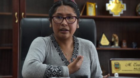 Eva Copa denuncia intento de acortar mandato presidencial