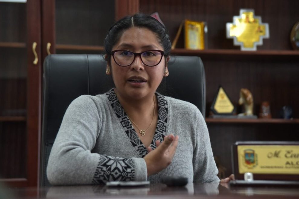 Eva Copa denuncia intento de acortar mandato presidencial