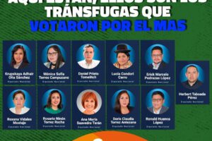 Diputados acusados de vendidos en la Cámara de Diputados
