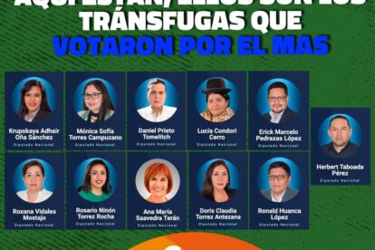 Diputados acusados de vendidos en la Cámara de Diputados