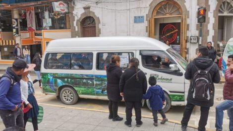Tarifas de transporte público en Oruro