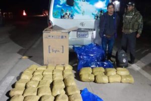 Operación antidrogas en Ancaravi con marihuana incautada