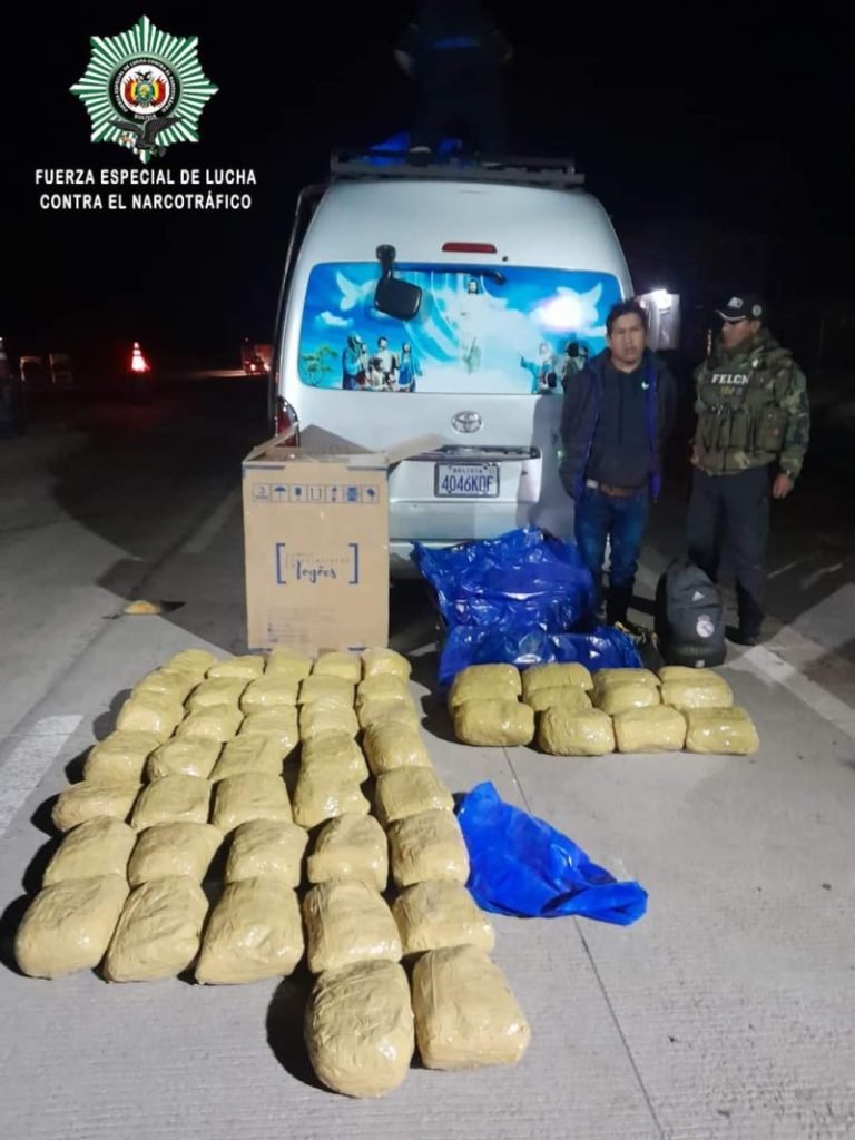 Operación antidrogas en Ancaravi con marihuana incautada