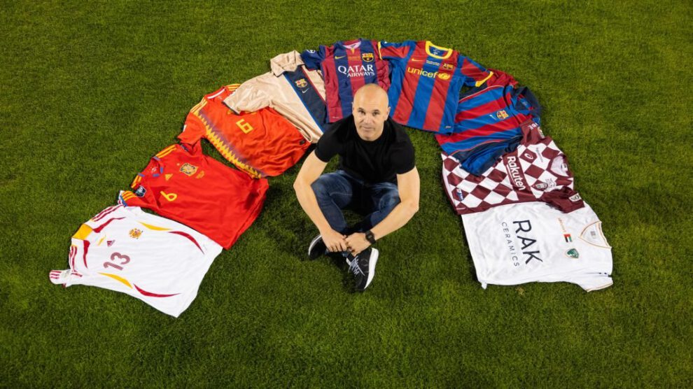 Andrés Iniesta alcanza el récord de mil partidos como profesional