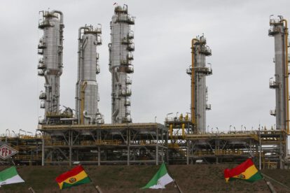 Reducción de reservas de gas en Bolivia