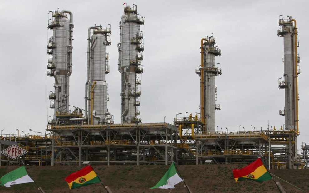 Reducción de reservas de gas en Bolivia