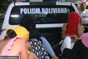 Operativo de la Felcc contra la red de trata de personas en Santa Cruz