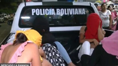 Operativo de la Felcc contra la red de trata de personas en Santa Cruz