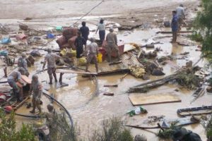 Desastre por lluvias en Laquiña, Cochabamba