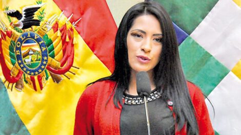 Edecán del Presidente Luis Arce atropella a periodista durante desfile cívico